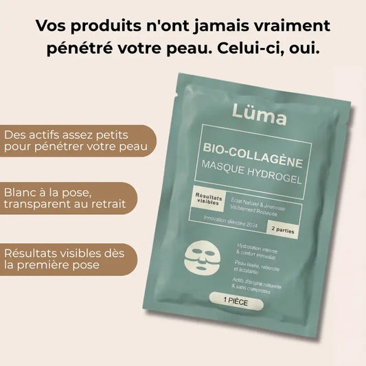 Masques Bio-Collagène Hydrogel - Éclat et Fermeté
